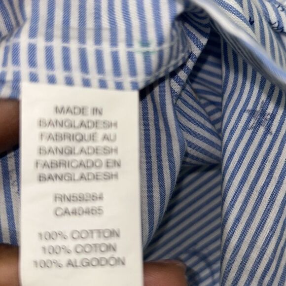 Children’s Place Blue Button Down Short Sleeve Shirt(Size XXL 16) - Picture 5 of 5